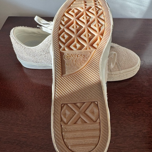 Converse One Star limited white suede black star Retro style Sneaker Sz 9 - Picture 4 of 5